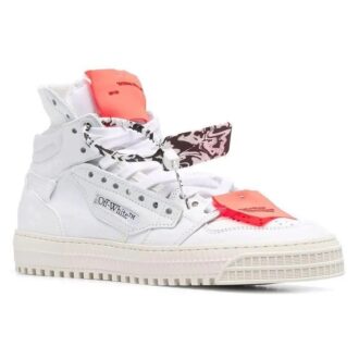 Off-White Court 3.0 høye sneakers Hvit/Oransje