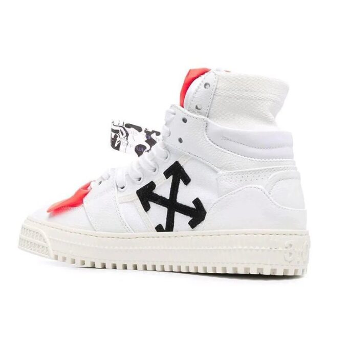 Off-White Court 3.0 høye sneakers Hvit/Oransje