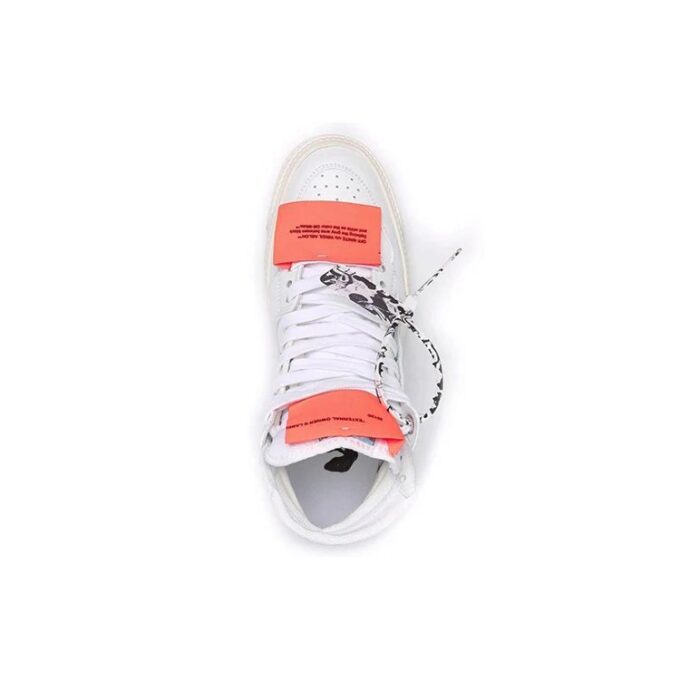 Off-White Court 3.0 høye sneakers Hvit/Oransje