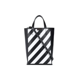 Off-White Deceleration skinnveske i bøtteform, svart