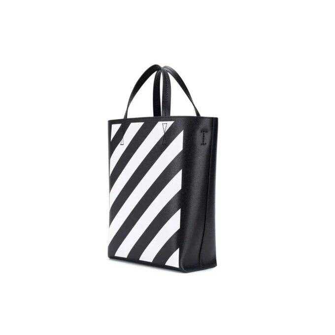 Off-White Deceleration skinnveske i bøtteform, svart