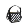 Off-White Deceleration skinnveske, liten størrelse, svart