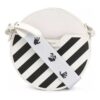 Off-White Deceleration Stripe skinnveske hvit