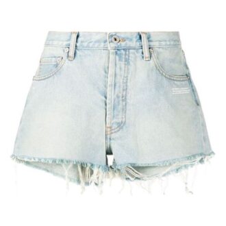Off-White Denim Lysblå Shorts