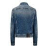Off-White Denimjakke med stroppdetaljer «Blå»