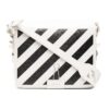 Off-White Diag Logo-plaque skulderveske «White Black»