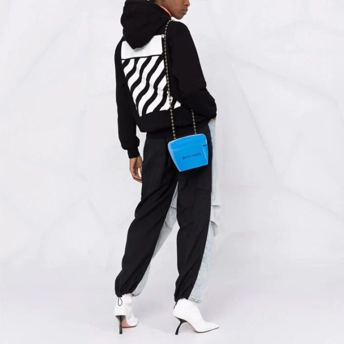 Off-White Diag Regular Hoodie «Black White»