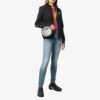 Off-White Diag rund skulderveske, svart