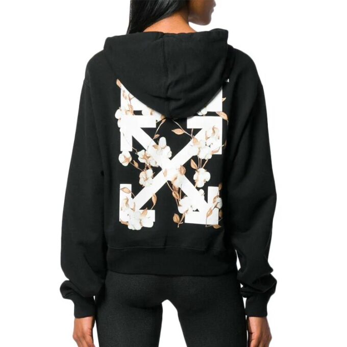 Off-White Diagonal Arrows Print Svart