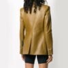Off-White dobbeltradet blazer med spisse etiketter
