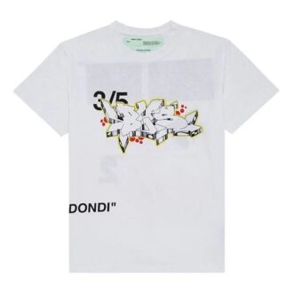 Off-White Dondi-T-skjorte med trykk for menn