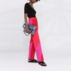 Off-White ensfarget logo-T-skjorte med korte ermer, slim fit, svart
