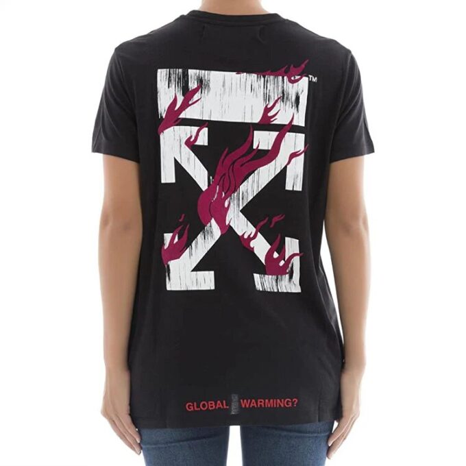 Off-White Flame kortærmet svart