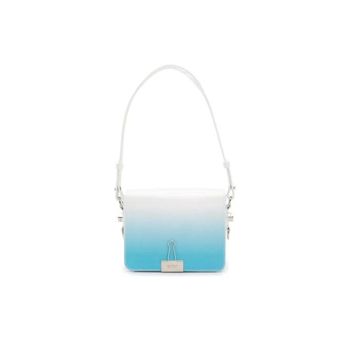 Off-White Flap skulderveske Midtblå