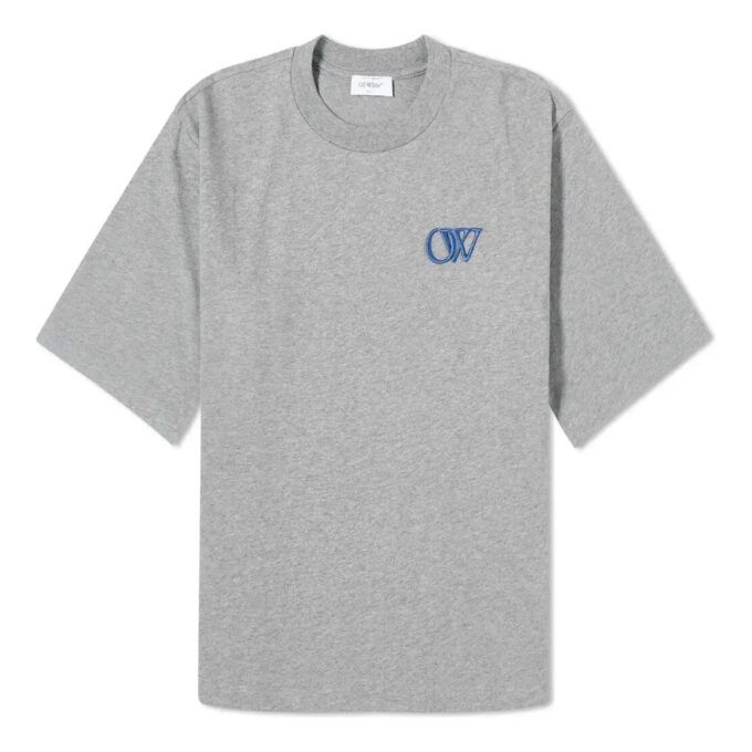 Off-White Flock Basic T-skjorte «Grey»