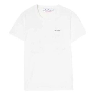 Off-White Floral Arrow kortærmet T-skjorte «White»