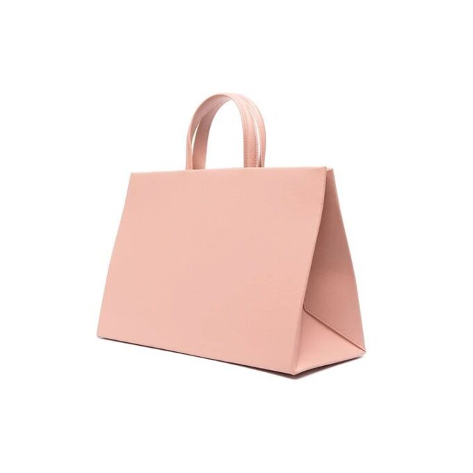 Off-White Flowers Arrow Pattern håndveske Rosa