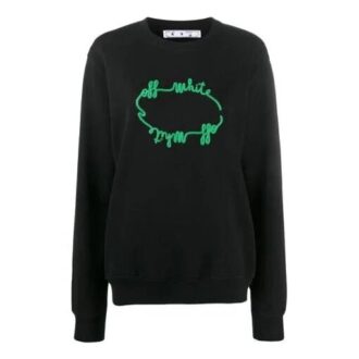 Off-White FW20 logo Strikket Løs Svart