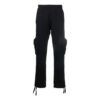 Off-White FW21 Arrow Cargo Casual-bukser for menn, løs passform, svart
