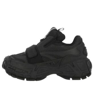 Off-White Glove Slip On Lærsneaker «Svart»