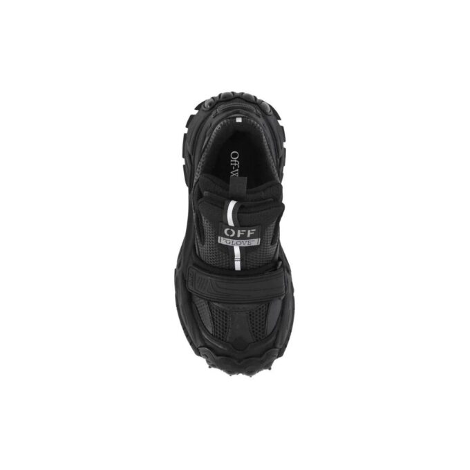 Off-White Glove Slip On Lærsneaker «Svart»