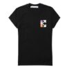 Off-White Gradient Carryover T-skjorte med passform «Black Multicolor»