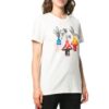 Off-White Grafisk trykk Rund hals Shorts Kort erme Normal passform