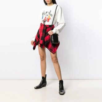 Off-White Graft Arrows Rundhalsgenser Hvit