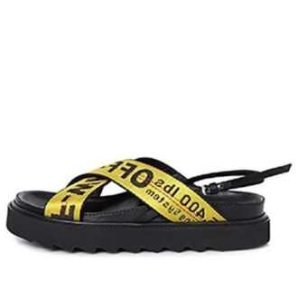Off-White gule tøfler