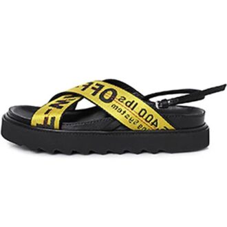 Off-White gule tøfler
