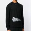 Off-White Herre 3D-mønstret genser Svart