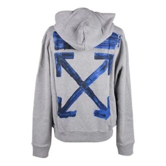 Off-White Herre Akrylpiler Slim Flerfarget Piletrykk Grå