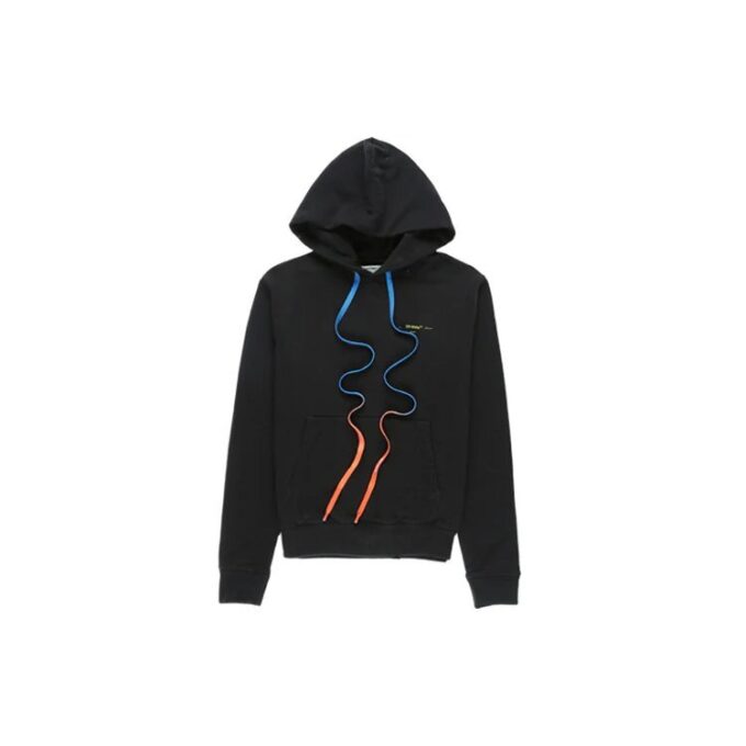 Off-White Herre Akrylpiler Slim Flerfarget Piletrykk Svart