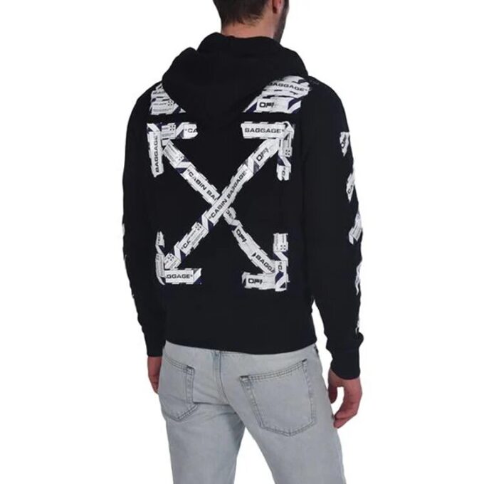 Airport Tape Slim Zip-hettegenser