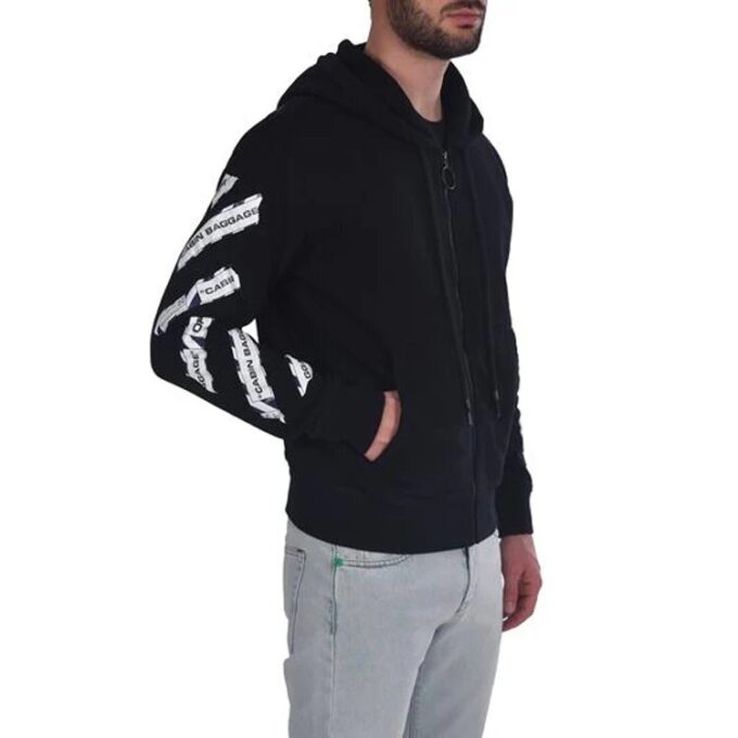 Airport Tape Slim Zip-hettegenser