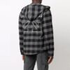 Off-White Herre Arrow Flanellrutet Crossover Langermet Svart Skjorte