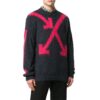 Off-White Herre Arrow Intarsia Svart