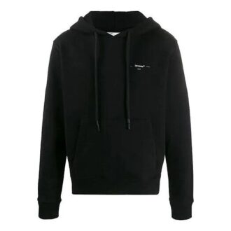 Off-White Herre Arrow Logo Svart