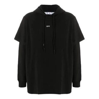 Off-White Herre Arrow Logo Svart