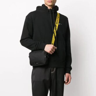 Off-White Herre Arrow Logo Svart