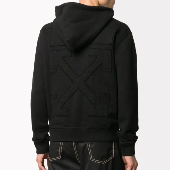 Off-White Herre Arrow Logo Svart