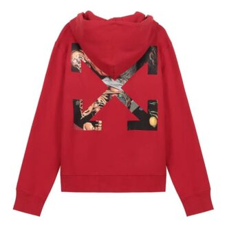 Off-White Herre Arrow-trykk Rød