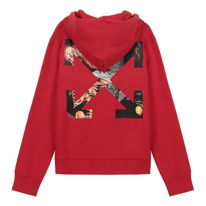 Off-White Herre Arrow-trykk Rød