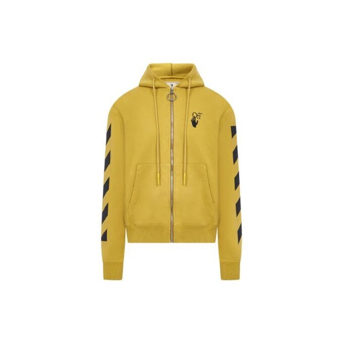 Off-White Herre Arrow Zipper Turmeric