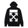 Off-White Herre Back Arrow Zipper Svart
