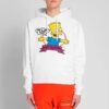 Off-White Herre Bart Simpson-trykk Hvit