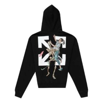 Off-White Herre Bomull Arrow-trykk Svart