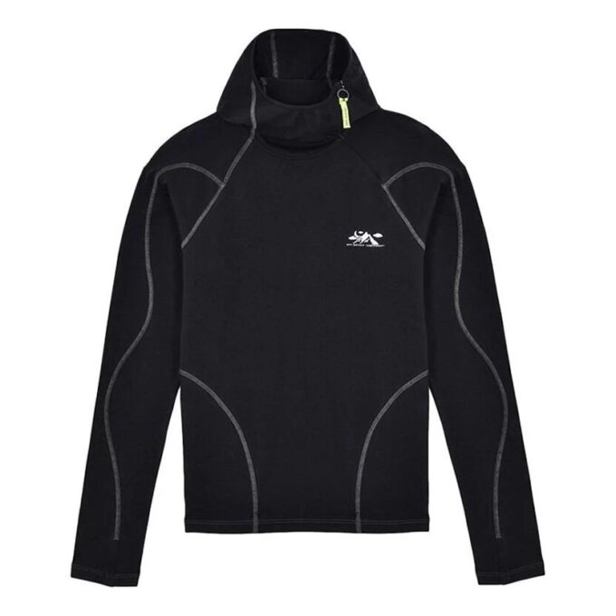 Off-White Herre Bomull Logo-trykk Svart
