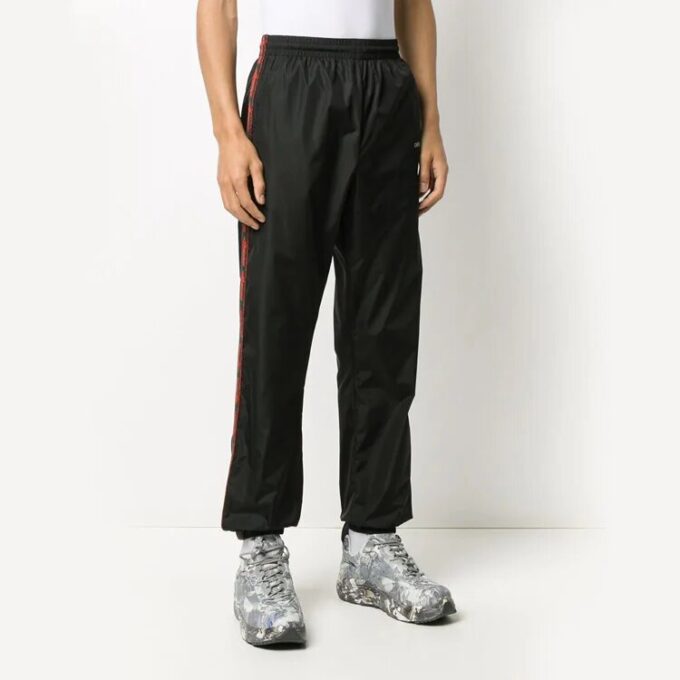 Off-White Herre Bookish Svart Sportsbukser/Joggebukser