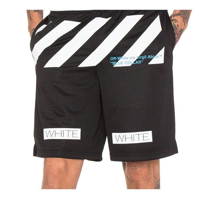 Off-White Herre C/O VIRGIL ABLOH Mesh Shorts Basic Black